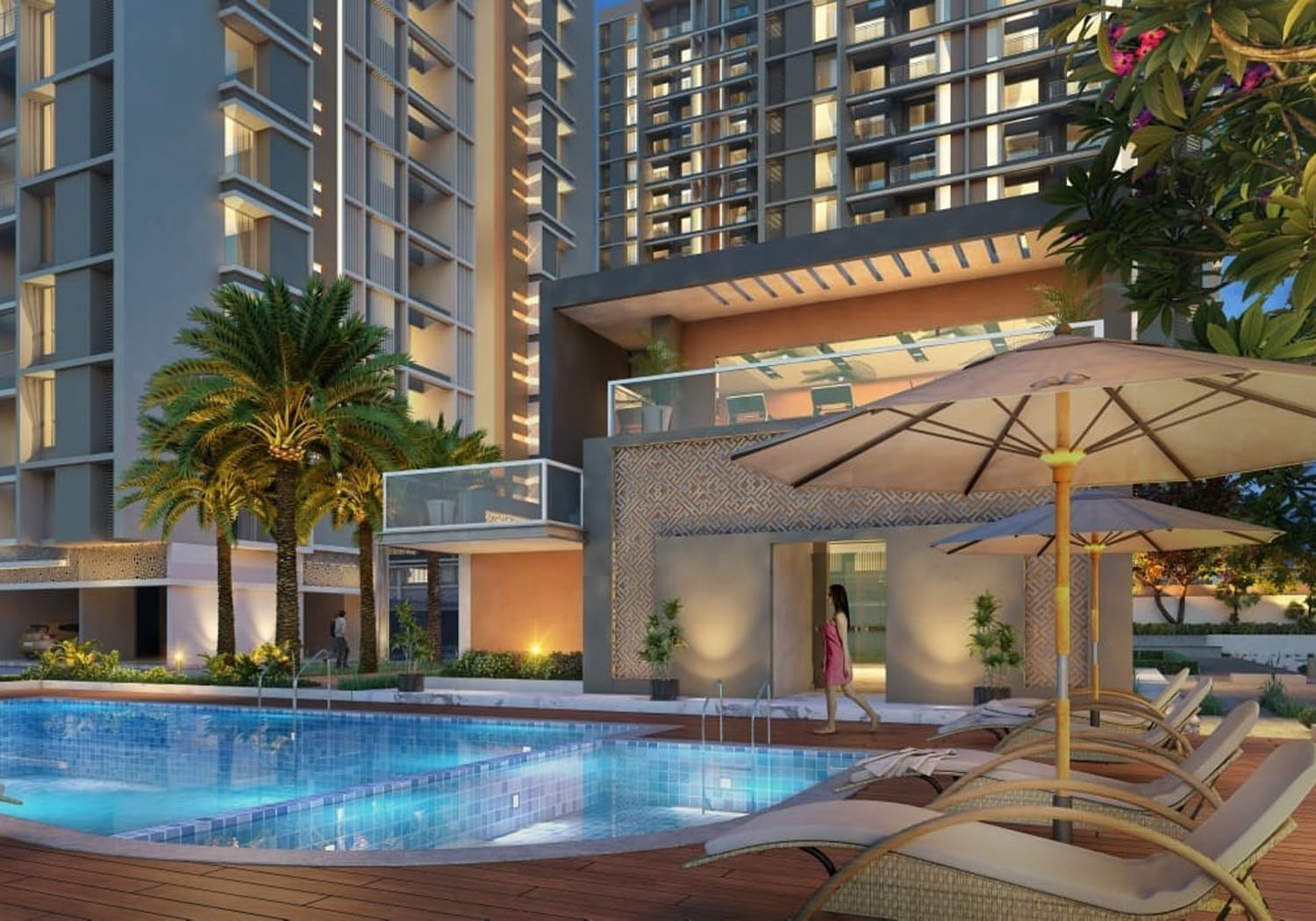 Exterior view of Pyramid Atlante &mdash; photo gallery, images, brochure, amenities, cost sheet, price breakup, availability details, RERA number, RERA certificate, possession date, layout plan, logo, floor plan, master plan, and location map showcasing project highlights and features.